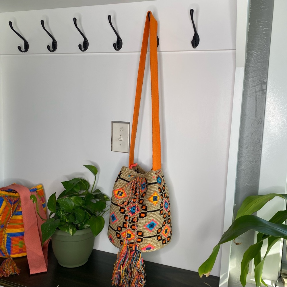 NWOT Unique Wayuu Mochila Bag - Picture 4 of 7
